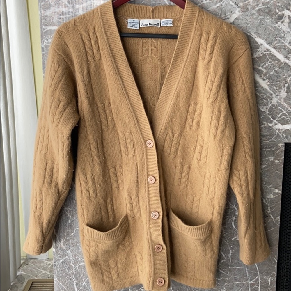 Ann Klein II Lambswool Cardigan